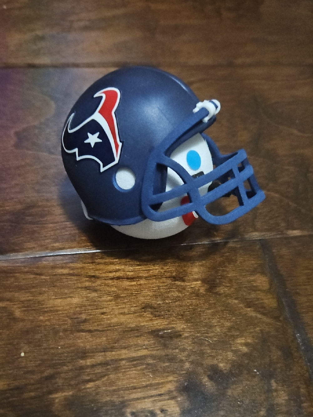 2003 Houston Texans Mini Helmet Car Antennae - Silver & Navy